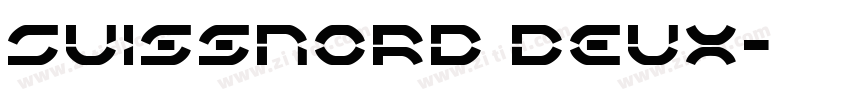 Suissnord Deux字体转换